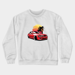 Red E39 Classic Saloon in Sunset Crewneck Sweatshirt